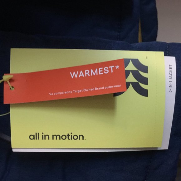 ALL IN MOTION "3 in 1" Boys Jacket  🧥 NEW WITH TAGS!   S(6/7) - Picture 9 of 11